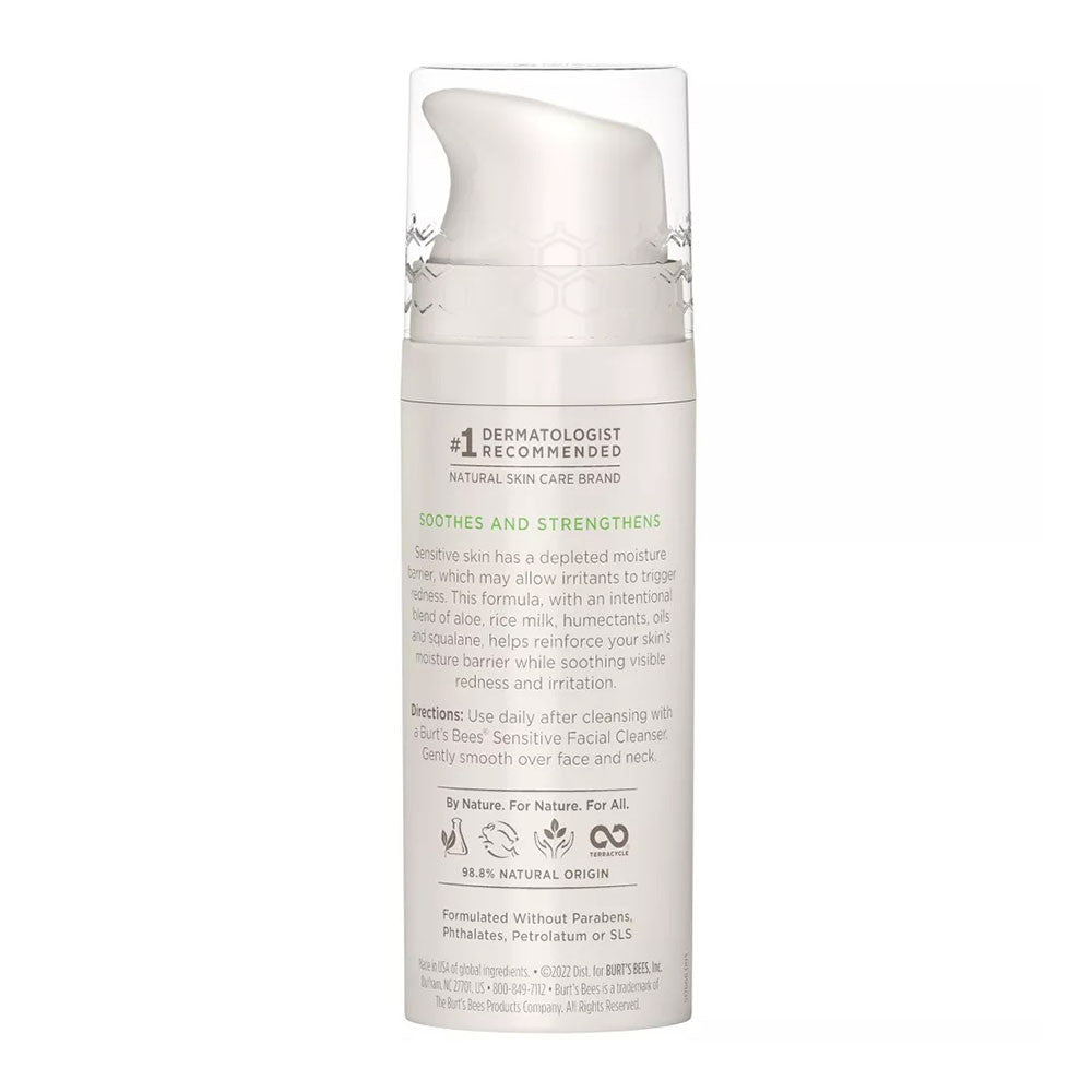 Burts Bees Daily Face Moisturizer For Sensitive Skin, 1.8 Oz