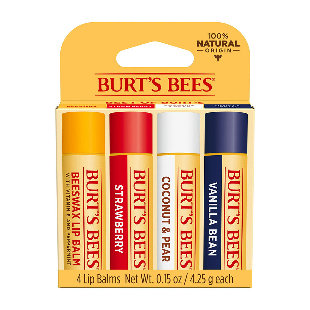 Burts Bees Moisturizing Lip Balm, Assorted, 1 Ea