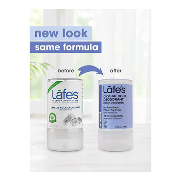 Lafes Natural And Organic Deodorant Stick, 4.25 Oz