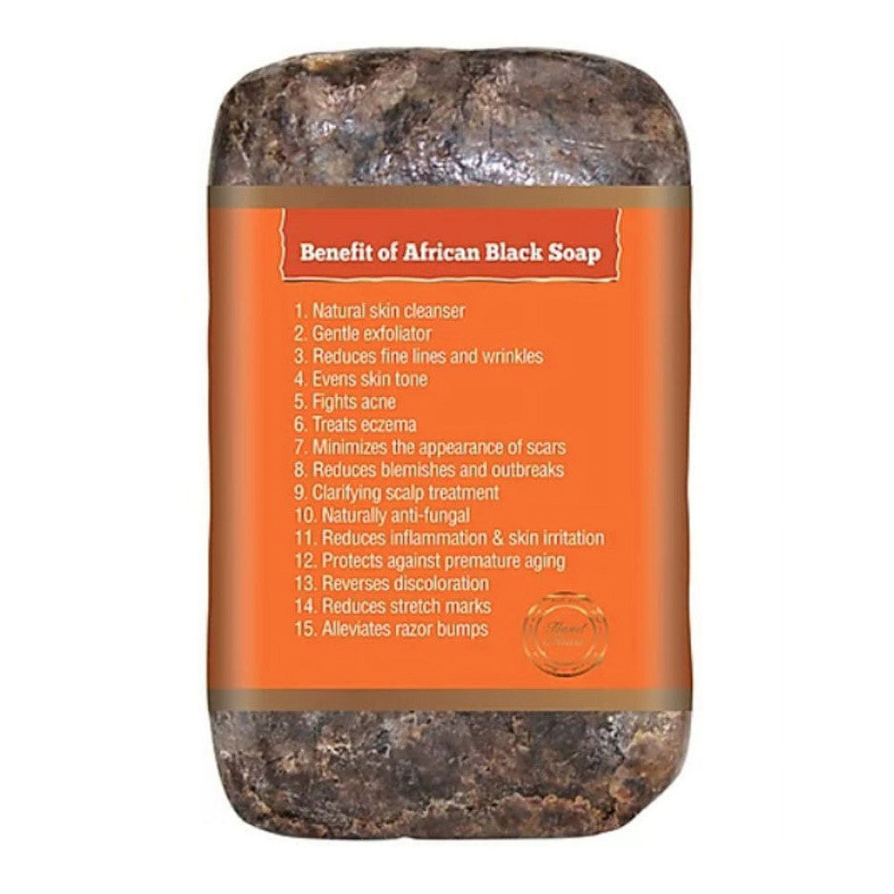 Its Pure Natural African Black Soap Extra Rich Shea Butter, 5 Oz