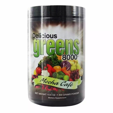 Delicious Greens 8000 Mocha Cafe, 10.6 Oz