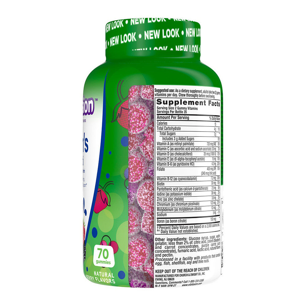 Vitafusion Mens Daily Gummy Multivitamin Formula 70 Ea