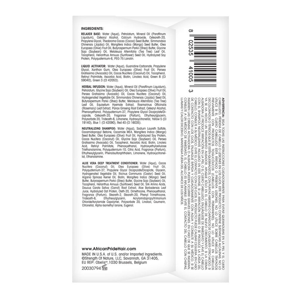 African Pride Olive Miracle Deep Conditioning Anti Breakage Relaxer Hair Kit, 1 Ea