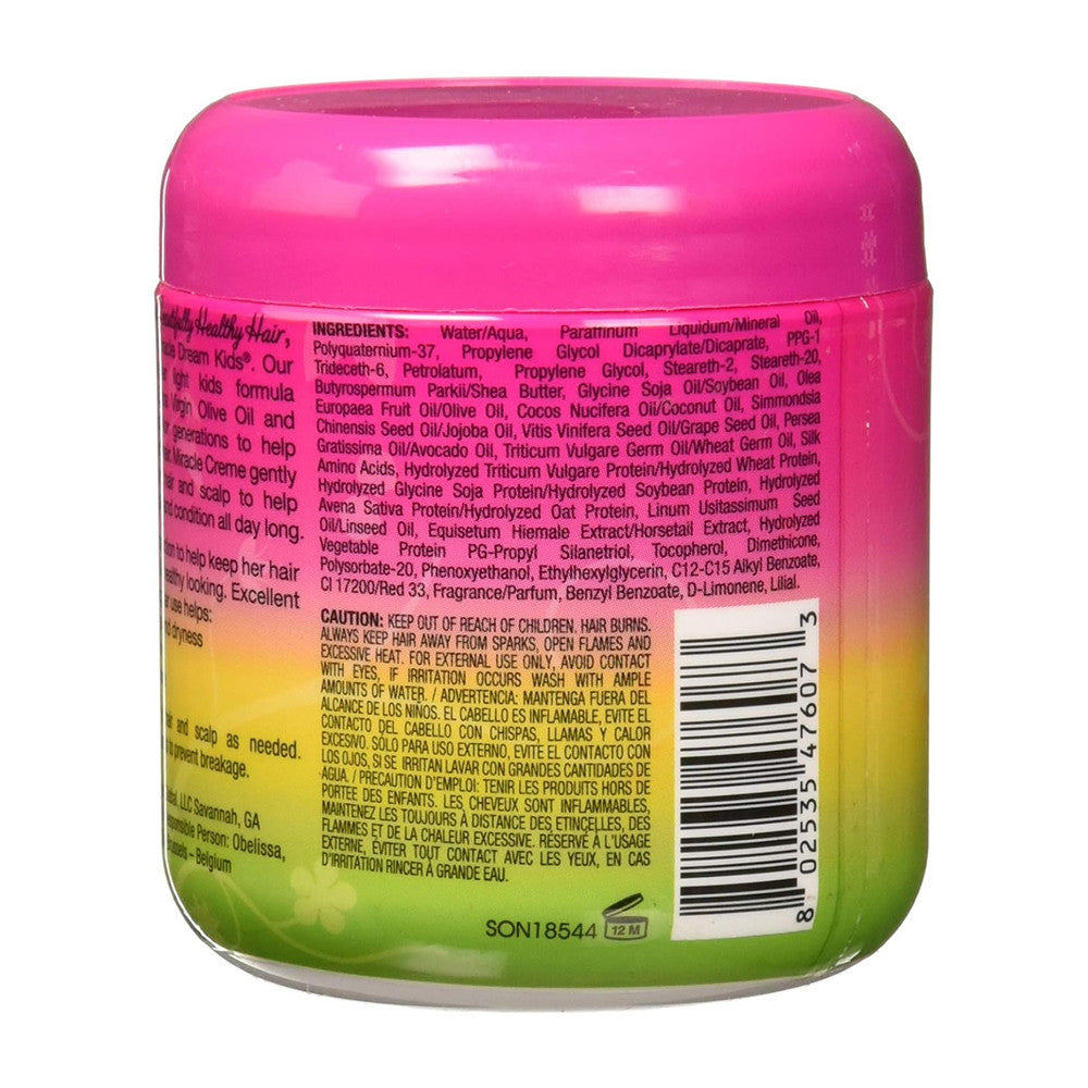 African Pride Dream Kids Olive Miracle Creme For Hair, 6 oz