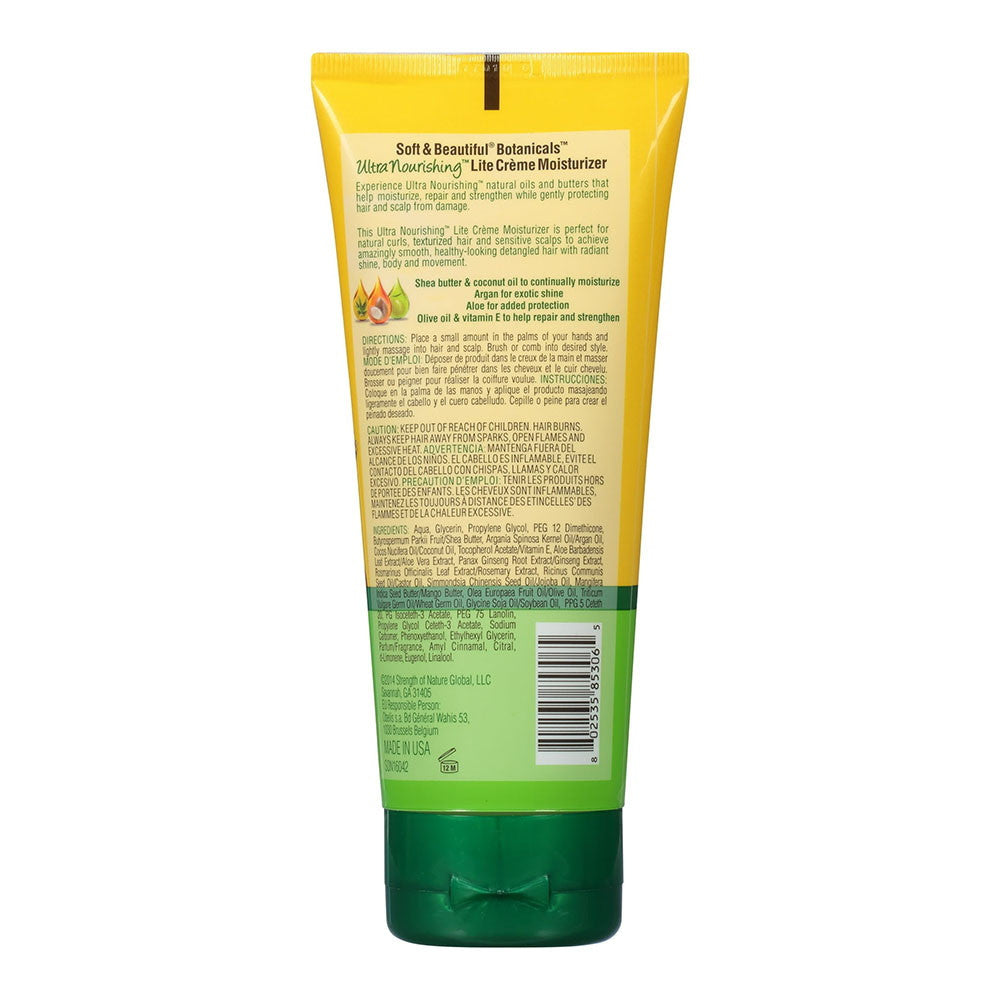 Soft Beautiful Botanicals Ultra Nourishing Lite Creme Moisturizer, 6 Oz