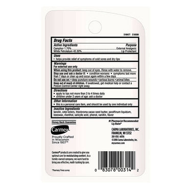 Carmex Classic Medicated Lip Balm Tubes, 3 Ea