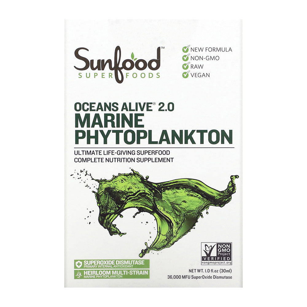 Sunfood Superfoods Oceans Alive Marine Phytoplankton 2.0, 1 Oz
