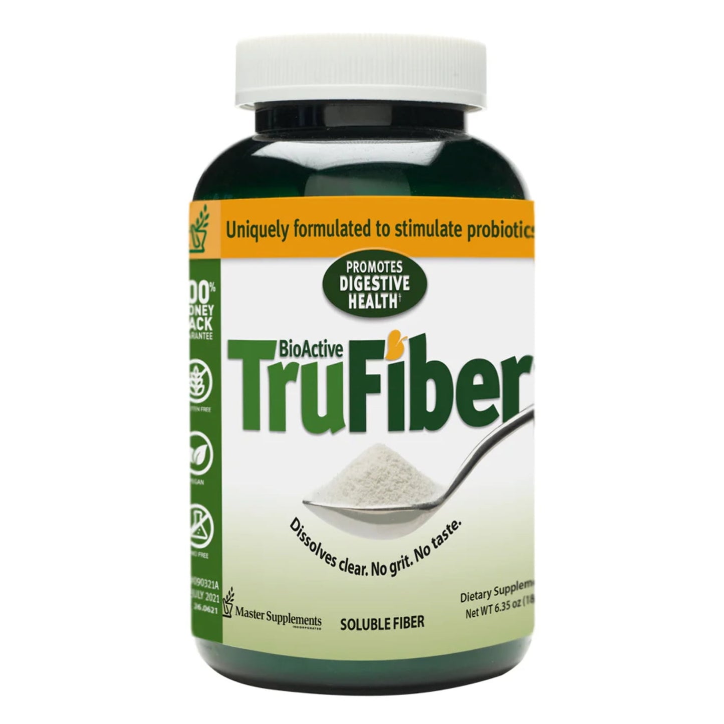 Master Supplements BioActive TruFiber Powder, Dietary Supplement, 6.2 Oz