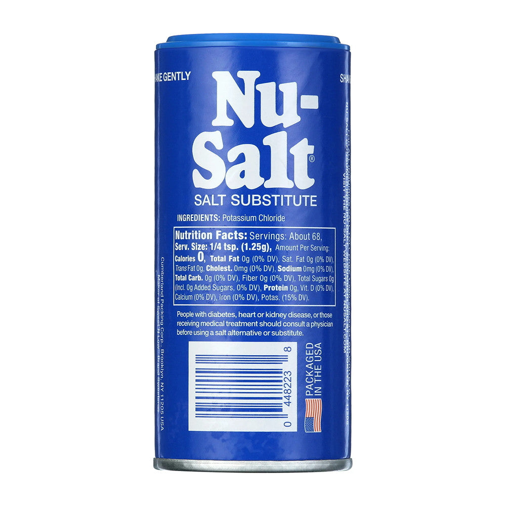 Nu-Salt Salt Substitute, 3 Oz