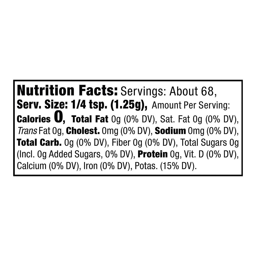 Nu-Salt Salt Substitute, 3 Oz