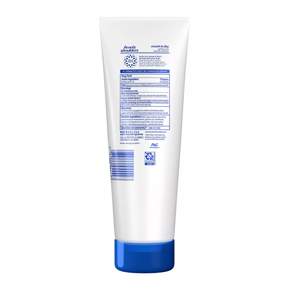 Head And Shoulders Smooth And Silky Dandruff Conditioner, 10.6 Oz