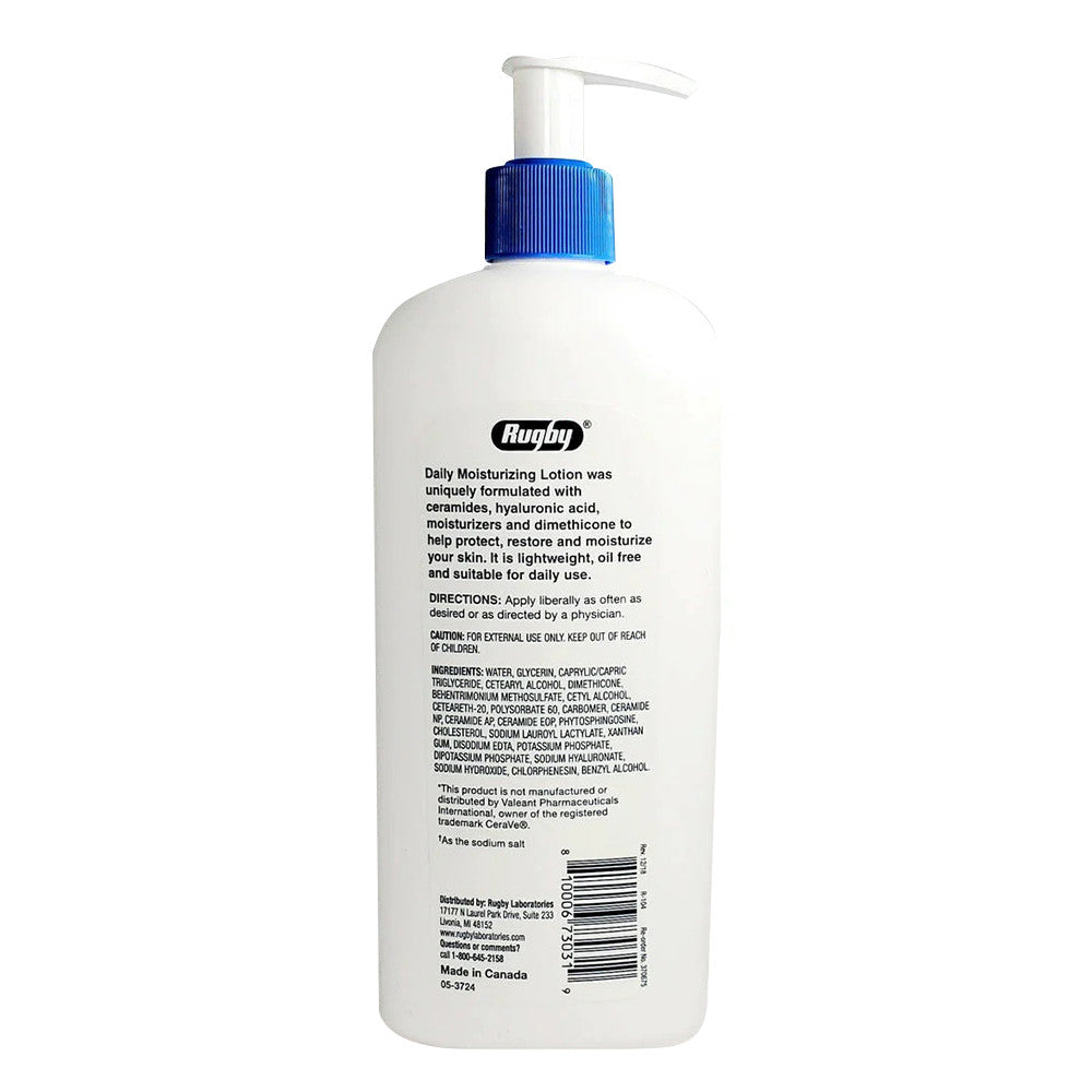 Rugby Paraben Free Daily Moisturizing Lotion, 12 Oz