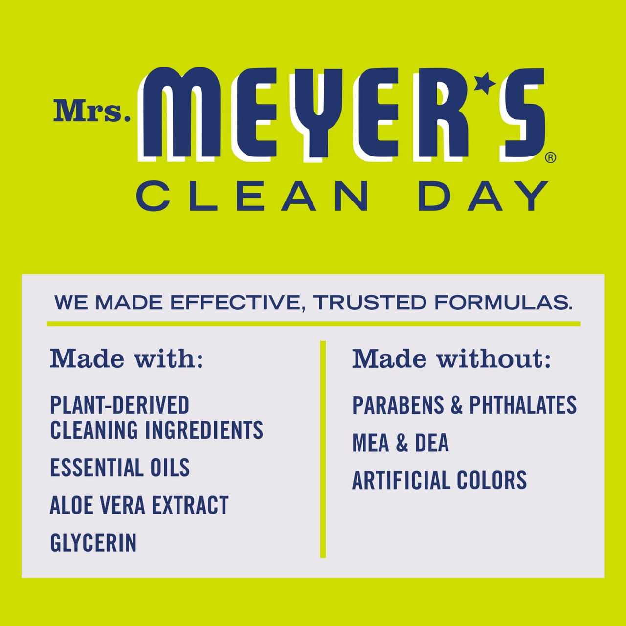 Mrs. Meyers Clean Day Liquid Dish Soap, Lemon Verbena - 16 Oz