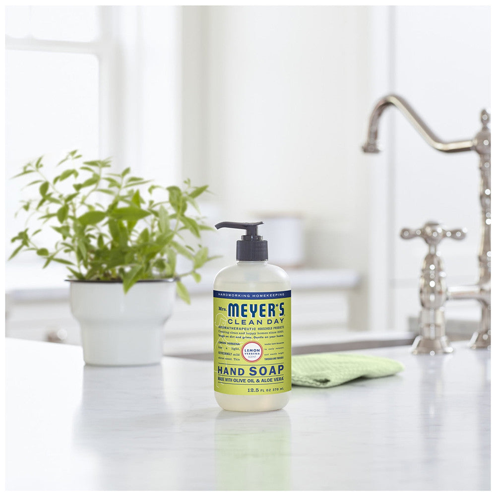 Mrs. Meyers Clean Day Liquid Hand Soap, Lemon Verbena - 12.5 Oz