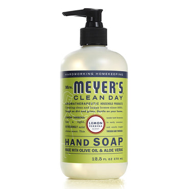 Mrs. Meyers Clean Day Liquid Hand Soap, Lemon Verbena - 12.5 Oz