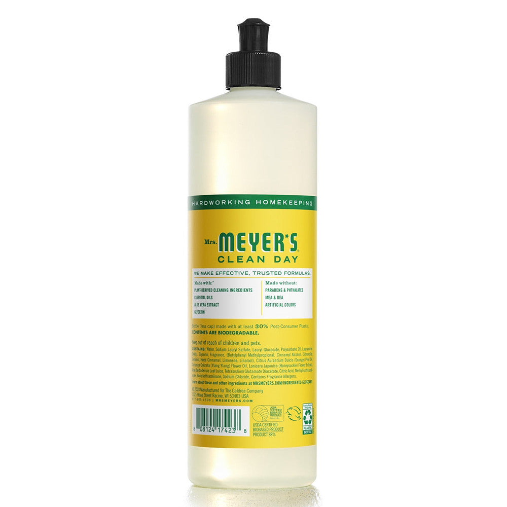 Mrs. Meyers Clean Day Liquid Dish Soap, Honeysuckle - 16 Oz