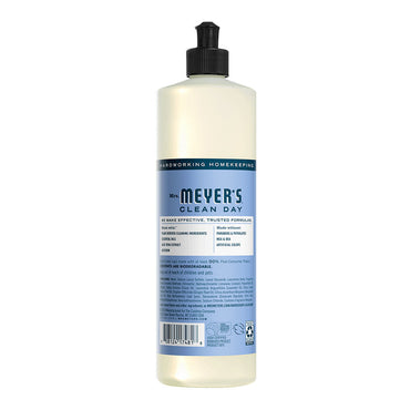 Mrs. Meyers Bluebell Liquid Dish Soap, 16 Oz
