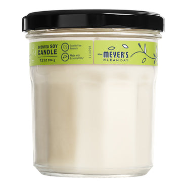 Mrs. Meyers Clean Day Scented Soy Candle, Lemon Verbena - 7.2 Oz