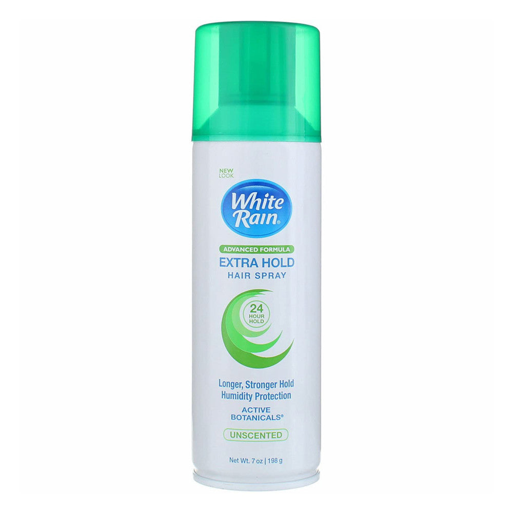 White Rain Hair Spray, Extra Hold, Unscented, 7 Oz