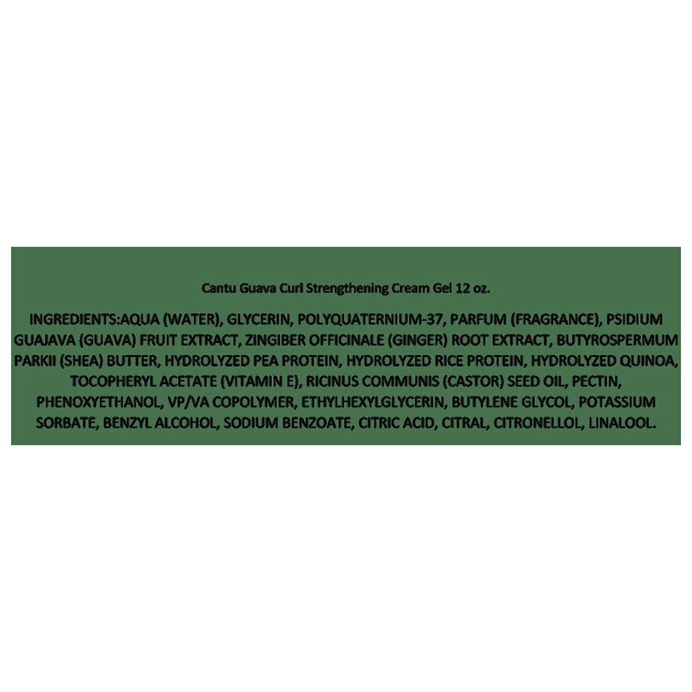 Cantu Guava Curl Style and Strengthen Cream Gel, 12 Oz