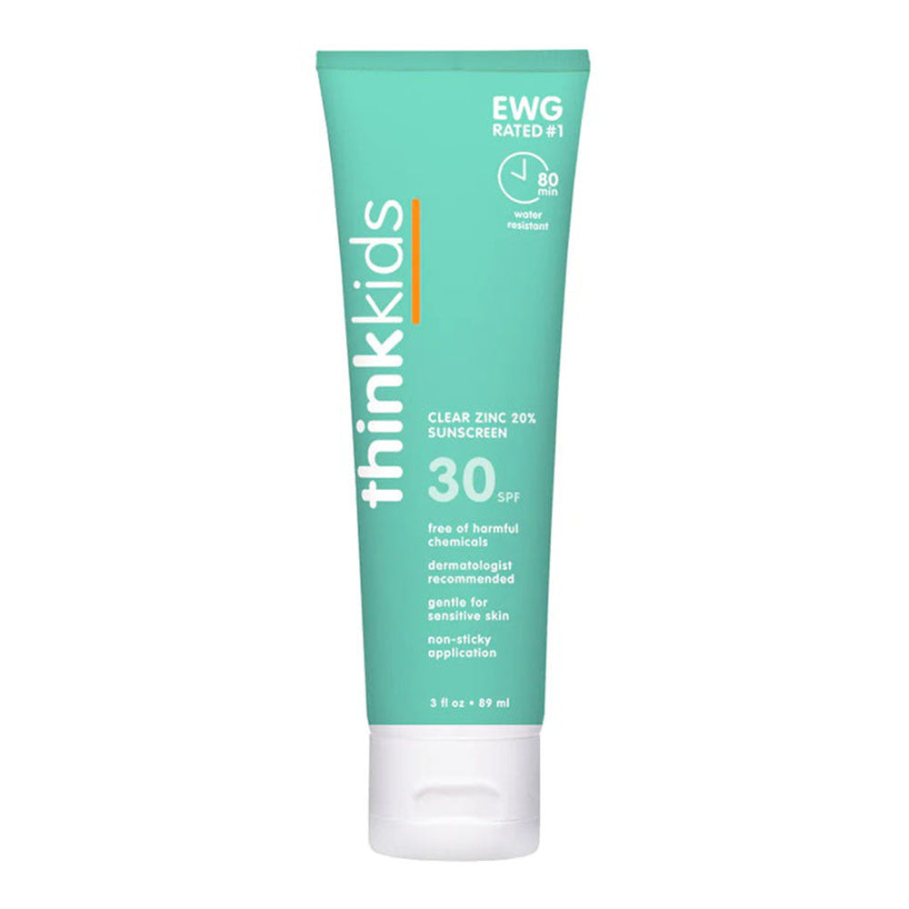 Think Sport Clear Zinc Sunscreen SPF 30, 3 Oz