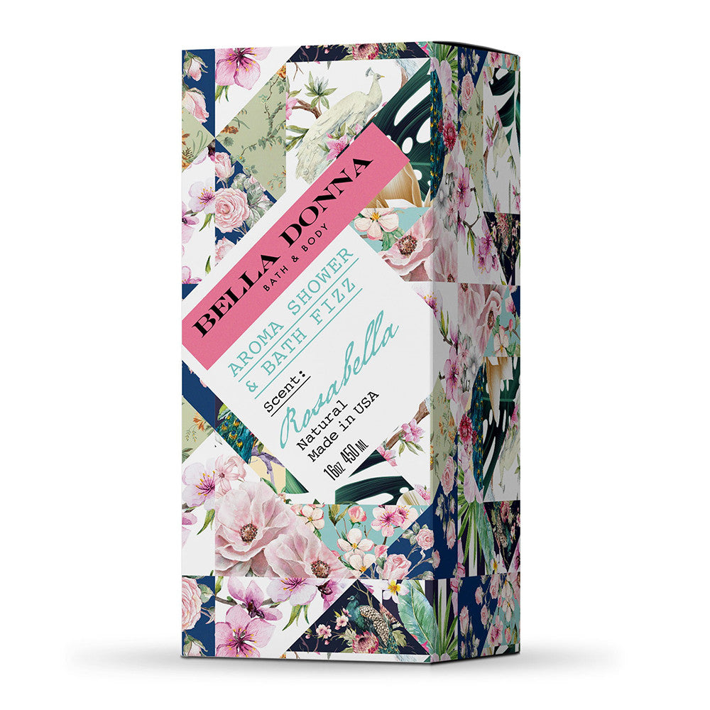 Bella Donna Bella Aroma Shower And Bath Fizz, Rosabella, 16 Oz