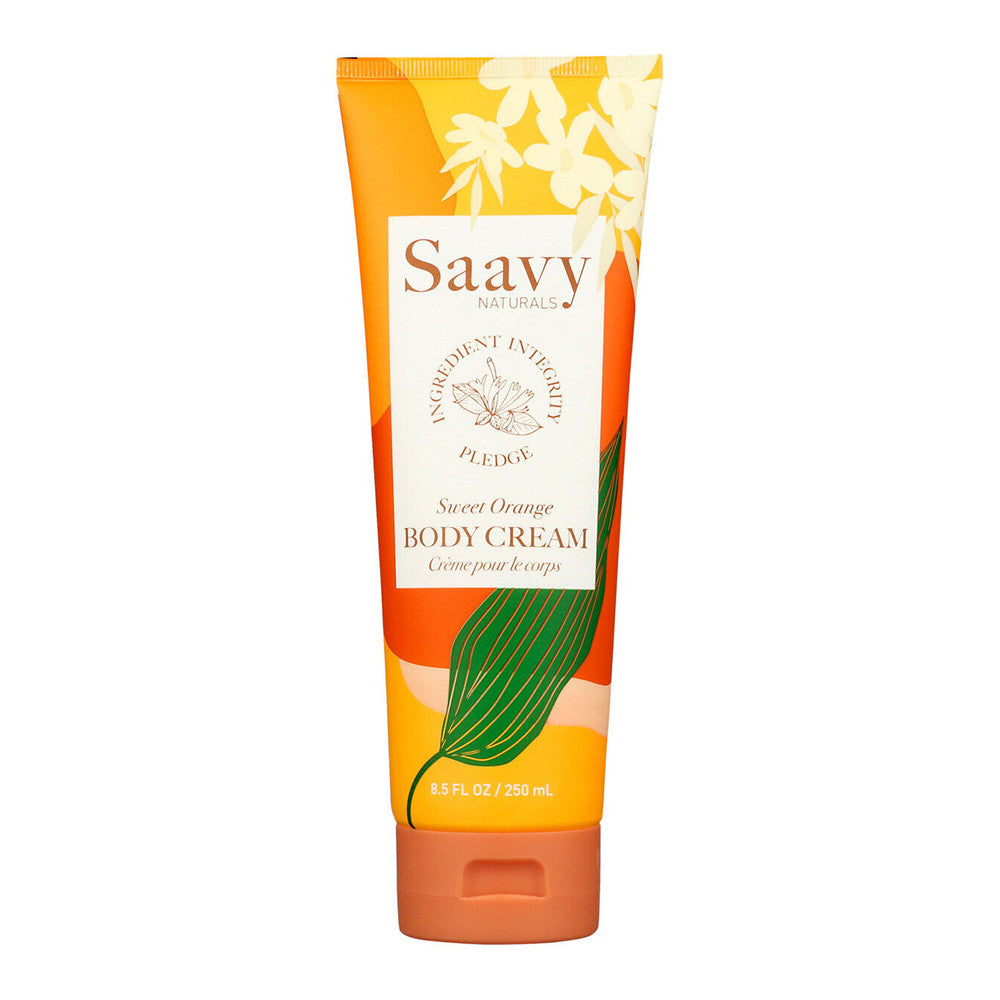 Saavy Naturals Body Cream, Sweet Orange, 8.5 Oz