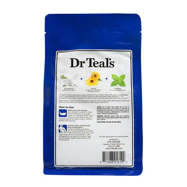 Dr Teals Pure Epsom Muscle Recovery Salt, 2 Lb