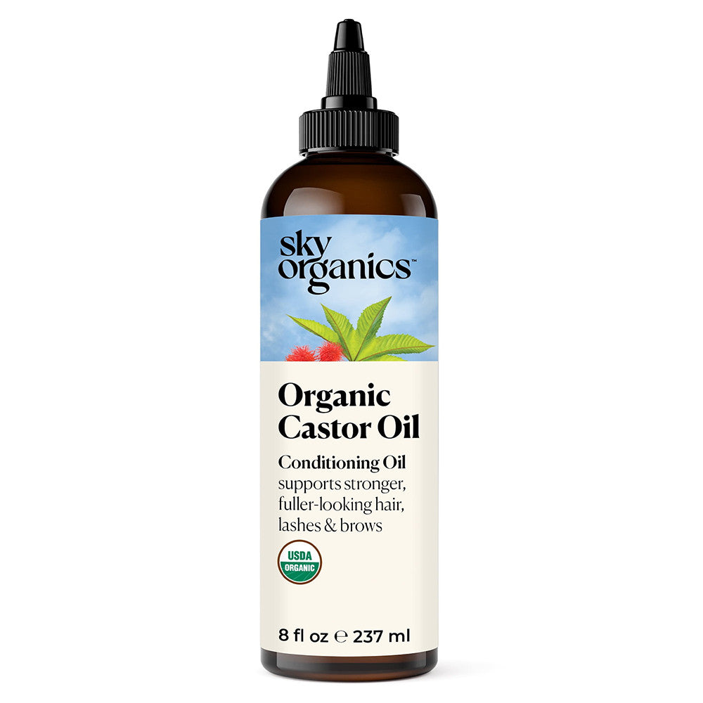 Sky Organics Organic Castor Conditioning Oil, 8 Oz