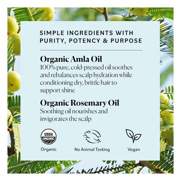 Sky Organics Organic Amla and Rosemary Scalp Oil, 2 Oz