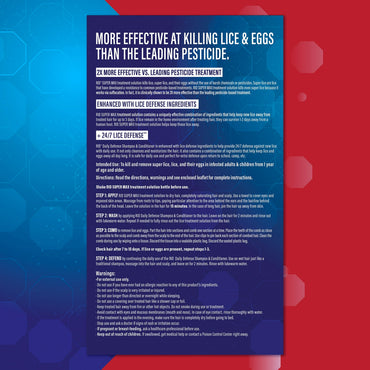 Rid Super Max Complete Lice Elimination Kit