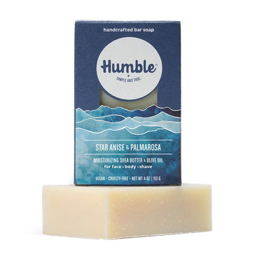 Humble Moisturizing Bar Soap, Star Anise And Palmarosa, 4 Oz