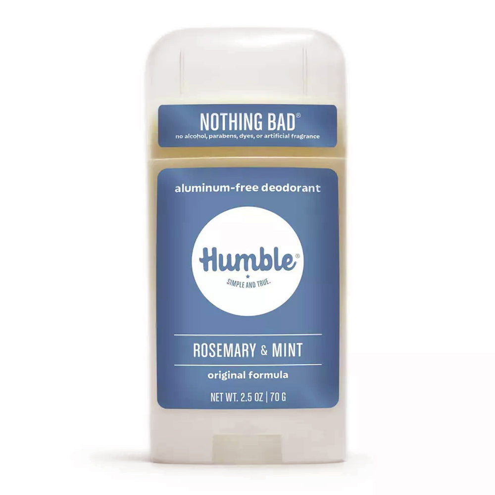 Humble Brands Original Formula Solid Deodorant Rosemary and Mint Aluminum Free 2.5Oz (70g)