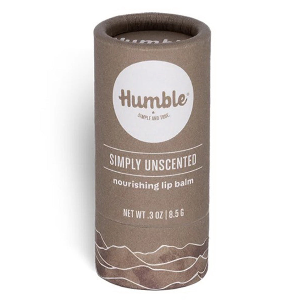 Humble Brands Nourishing Lip Balm Simply Unscented 0.3Oz (8.5g) 8Ea
