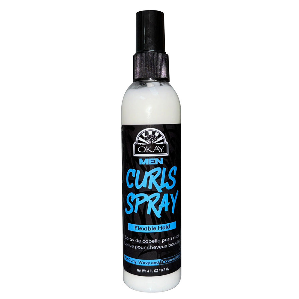 Okay Mens Curls Spray Flexible Hold 4Oz (118ml)