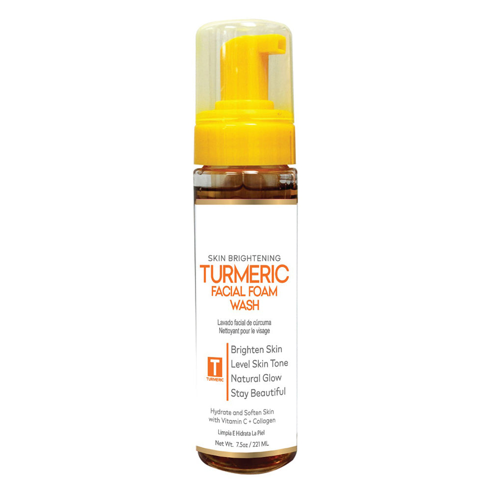 Okay Turmeric Facial Foam Wash for Smooth Skin 7.5Oz (222ml)