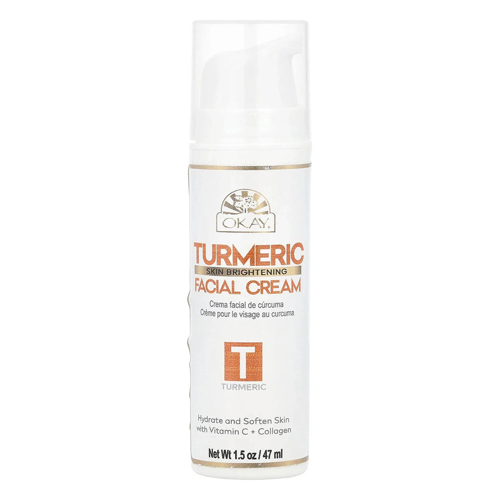 Skin Brightening Turmeric Facial Cream with Vitamin C 1.5Oz (47ml)
