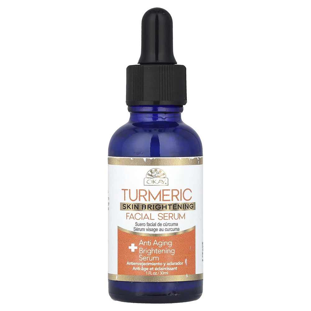 Okay Skin Brightening Facial Serum with Turmeric 1Oz (30ml)