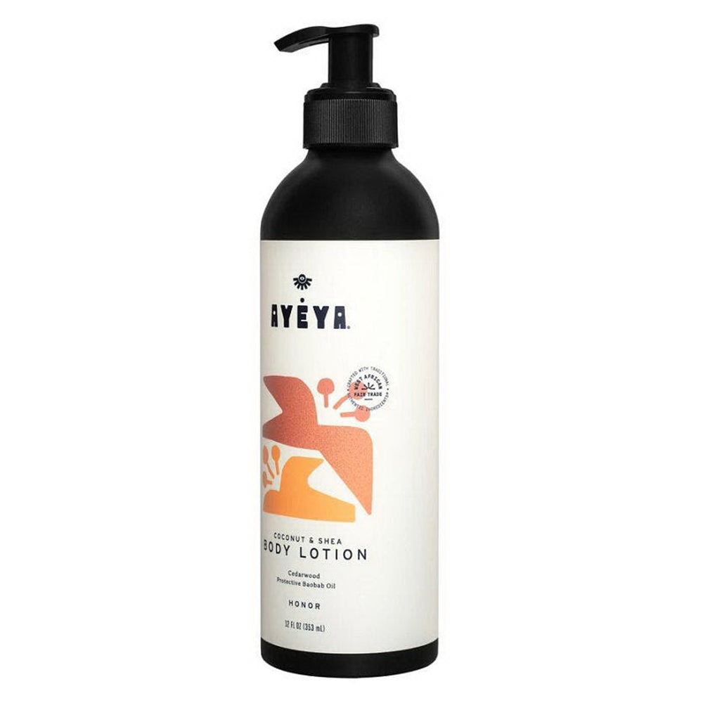 Ayeya Honor Moisturizing Body Lotion Lightweight Fast Absorbing Lotion that Deep Hydration without Residue 12Oz (353ml)