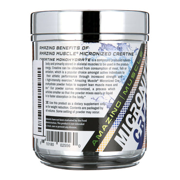 Amazing Nutrition Amazing Muscle Micronized Creatine Monohydrate, Unflavored, 16 Oz