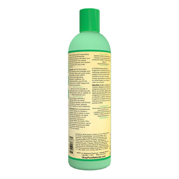 Okay Soothing Peppermint Shampoo, 12 Oz