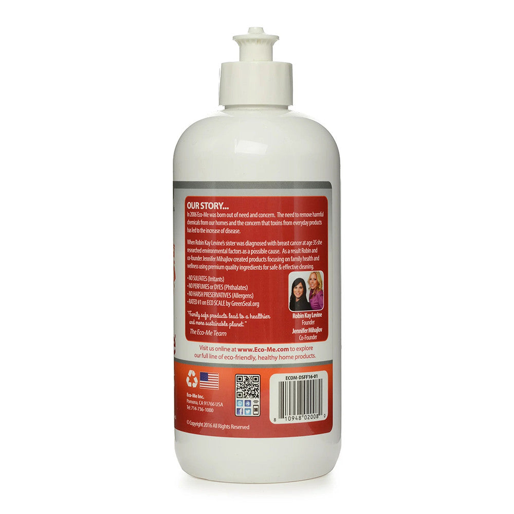 Eco Me Fragrance Free Scent Liquid Dish Soap, 16 Oz