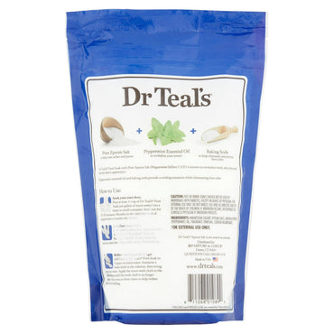 Dr. Teals Revitalize And Refresh Epsom Salt Foot Soak With Cooling Peppermint, 2 Lb