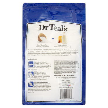 Dr Teals Pure Epsom Salt Soaking Solution With Milk And Honey, 3 Lb