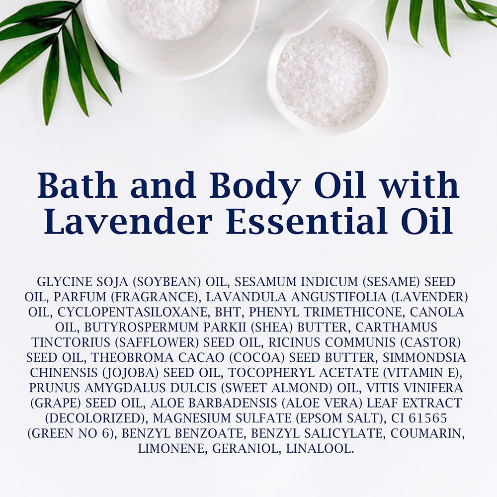 Dr Teals Pure Epsom Salt Soothe and Sleep Body Oil with Lavender, 8.8 Oz