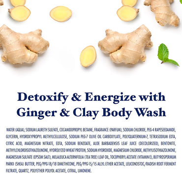 Dr. Teals Pure Epsom Salt Body Wash, Detoxify And Energize, 24 Oz