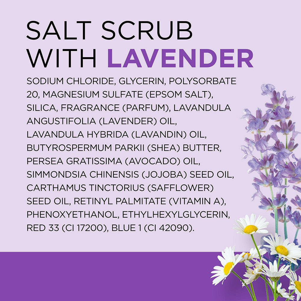 Dr Teals Exfoliate and Renew Epsom Salt Body Scrub, Lavender, 16 Oz