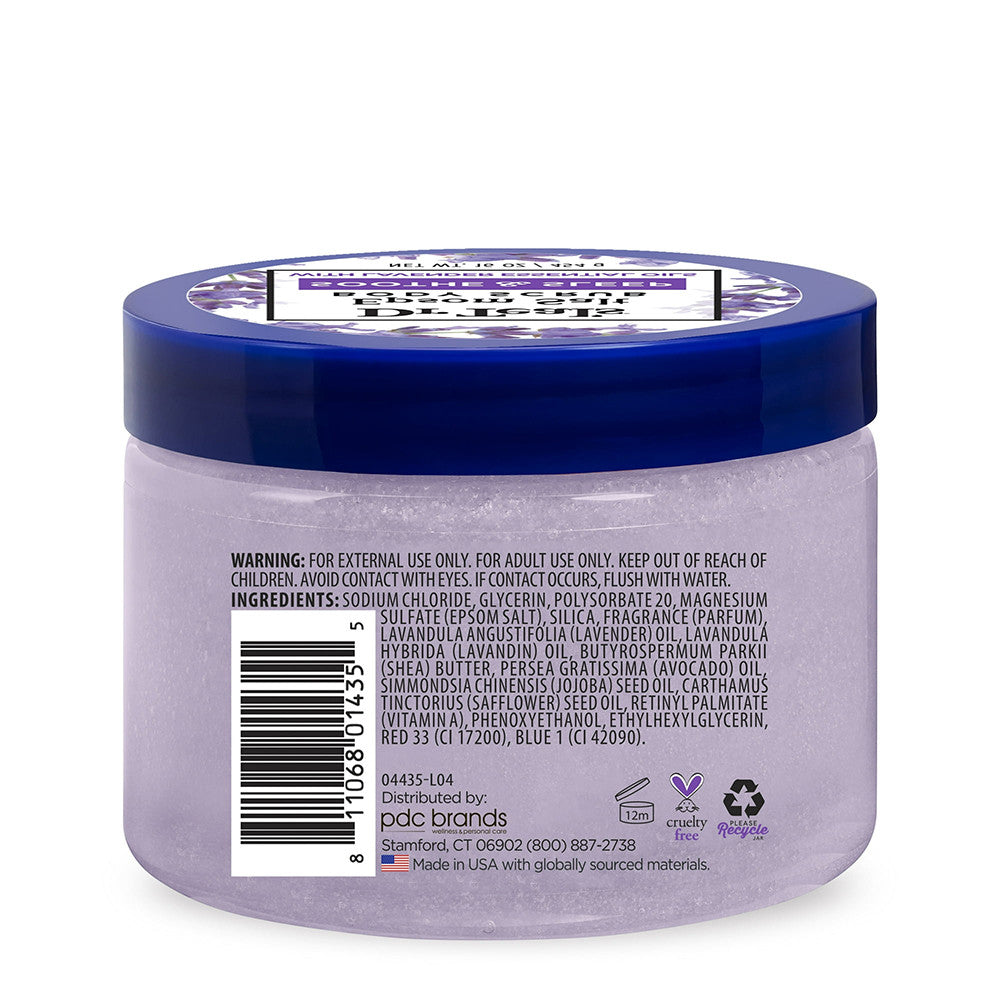 Dr Teals Exfoliate and Renew Epsom Salt Body Scrub, Lavender, 16 Oz