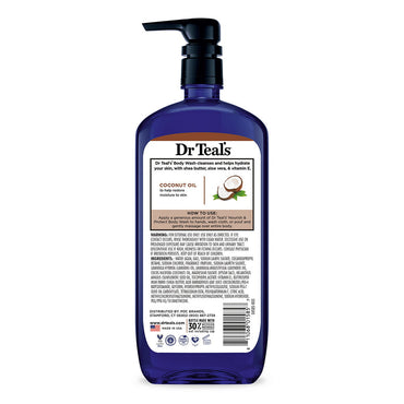 Dr Teals Body Wash, Nourish And Protect With Coconut Oil, 24 Oz