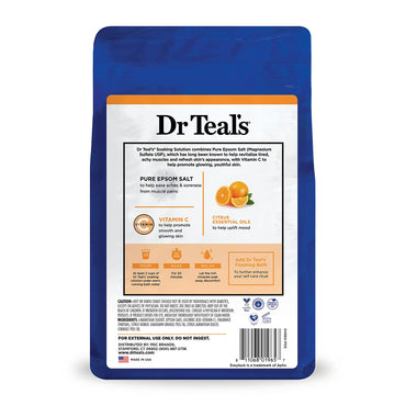 Dr Teals Pure Epsom Salt Soaking Solution with Vitamin C and Citrus, 3 Lb